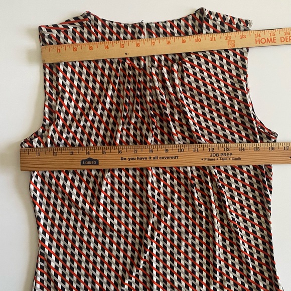 Calvin Klein Women’s Sleeveless Geometric print size S, stretch - Picture 3 of 10